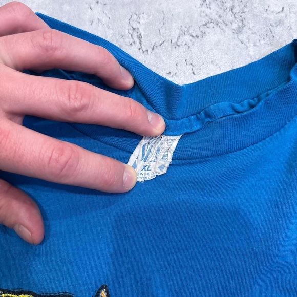 Men’s Vintage 90s California surf graphic single stitch tee - Picture 3 of 7